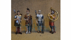 Ps20-5cm Romeinse soldaten (4 dlg)