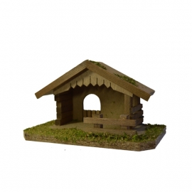 Kst-02b Houten kerststalletje (5cm fig)