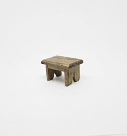 Mbl-02.5: Bankje / tafeltje /  krukje (hout)