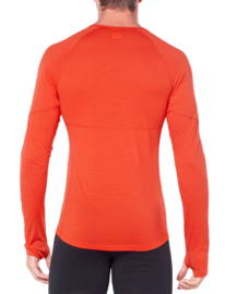 Icebreaker Mens BODYFITZONE 150 Zone LS Crewe / Chili Red XL