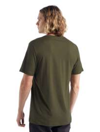 Icebreaker Men Tech Lite Li SS Tee Sheep Dog / Loden - Small