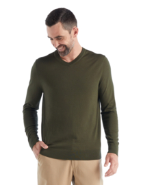 Icebreaker Men Wilcox LS Sweater / Loden - S-M