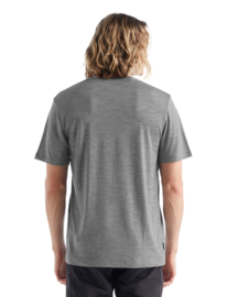 Icebreaker Men Tech Lite Li SS Tee Trailhead / Metro Hthr - Medium