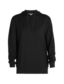 Icebreaker Wmns Crush Ls Hoodie / Black - S-M