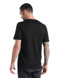 Icebreaker Men Tech Lite Li SS Tee Mountain Mantra / Black - Small