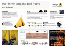 Tentipi Halve Binnentent 9 Comfort, half