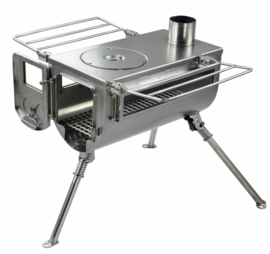 Winnerwell Woodlander DOUBLE VIEW Medium sized Cook Camping Stove