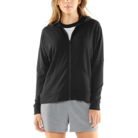 Icebreaker 	Wmns Momentum  LS Zip Hood / Black -Small