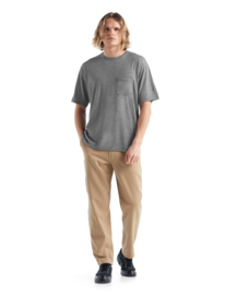 Icebreaker Men Granary SS Pocket Tee / Metro Hthr - Small