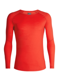 Icebreaker Mens BODYFITZONE 150 Zone LS Crewe / Chili Red XL