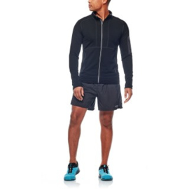 Icebreaker Mens Tracer LS Zip / Black/Monsoon - Large