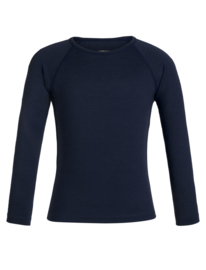 Icebreaker Kids Oasis LS Crewe / Midnight Navy - 6-8 jaar