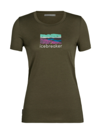 Icebreaker Wmns Tech Lite Ii SS Tee Trailhead / Loden - S-L