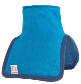 WOOLPOWER Kids Mock Turtle Neck - 200 - blauw-groen