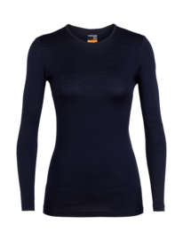 Icebreaker Wmns 200 Oasis LS Crewe / Midnight Navy - S-M-L