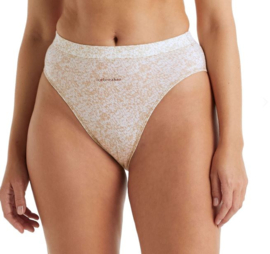 Icebreaker Wmns Queens High Cut Brief / Sand/Snow - Medium