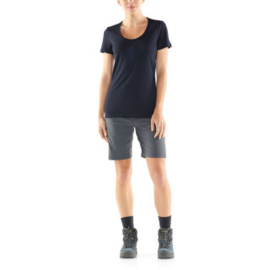 Icebreaker 	Wmns Tech Lite SS Scoop Lancewood  / Midnight Navy -Large