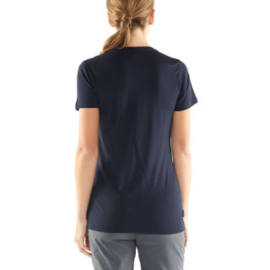 Icebreaker 	Wmns Tech Lite SS Scoop Lancewood  / Midnight Navy -Large