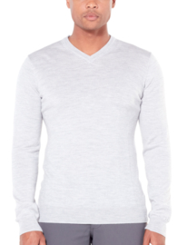 Icebreaker Shearer V Sweater / Steel Hthr - Medium