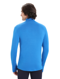 Icebreaker mens Quantum Iii Ls Zip / Lazurite - Medium