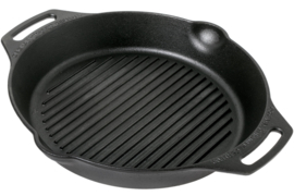 Petromax Gietijzeren "GRILL" skillet 30 cm twee handvaten