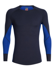 Icebreaker Mens BODYFITZONE 260 Zone LS Crewe / Midnight Navy/Surf - XXLarge