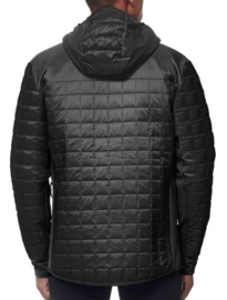 Icebreaker Mens Helix LS Zip Hood / Black -Small