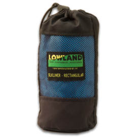 Lowland Outdoor Lakenzak - 100 % zijde Liner- RECHT MODEL - 220X80 CM - 100GR