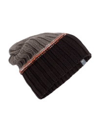 Icebreaker muts  Altitude Slouch Beanie  Ebony/Trail Heather - One Size