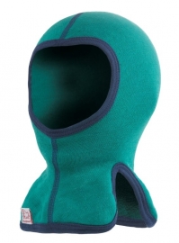 WOOLPOWER Balaclava for Kids - 200 - blauw - groen - rose