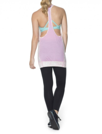 Icebreaker Wmns Nomi Tank Palm Dots Snow/Camellia/Camellia - M-L