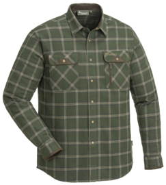 Pinewood M Prestwick Exclusive shirt / moss green/dark brown - L-XL-XXL