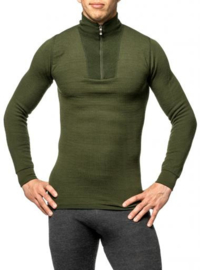 Woolpower 200 | Zip Turtleneck | Green - XXS