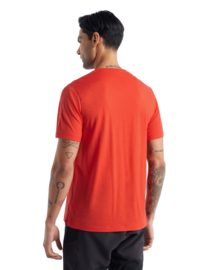 Icebreaker Men Tech Lite Li SS Tee Canopy Camper / Lava - Small