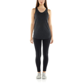 Icebreaker Wmns Solace Tank / Black HTHR -Large