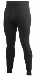 Woolpower Lange Unterhose mit Eingriff (Long Johns) 200 - Schwarz