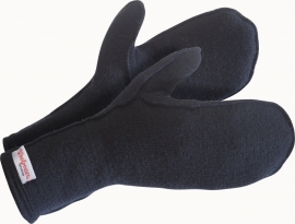 Woolpower Mittens thin - Wanten 400 - dun - zwart