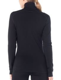 Icebreaker Wmns 260 Tech LS Half Zip / Black - Small