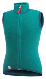 WOOLPOWER Kids Vest 400 - blauw - groen