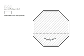 MooseGear grondzeil voor Tentipi 7