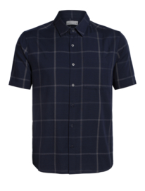 Icebreaker Mens Compass SS Shirt / Midnight Navy/Monsoon - L-XL