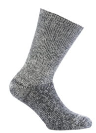 Woolpower Sokken 800 - zwart - grey melange - dark navy