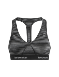 Icebreaker Wmns Sprite Racerback Bra / Gritstone Hthr - M-L-XL