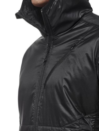 Icebreaker Mens Helix LS Zip Hood / Black -Small