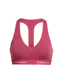 Icebreaker Wms Sprite Racerback Bra Wild Rose -XSmall