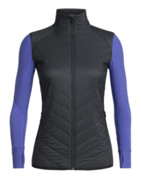 Icebreaker 	Wmns Descender  Hybrid Jacket / Mystic/Midnight Navy - Small