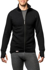 Woolpower 600 | Full Zip Jacket | Black - Dark Navy - Pine Green