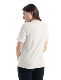 Icebreaker Wmns Central SS Tee Flora Forms / Ecrus Hhthr - S-M-L