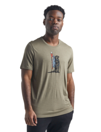 Icebreaker Men Tech Lite Li SS Tee Otter Paddle / Flint - Medium