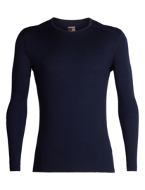 Icebreaker Mens 200 Oasis LS Crewe / Midnight Navy - S-M-L-XL